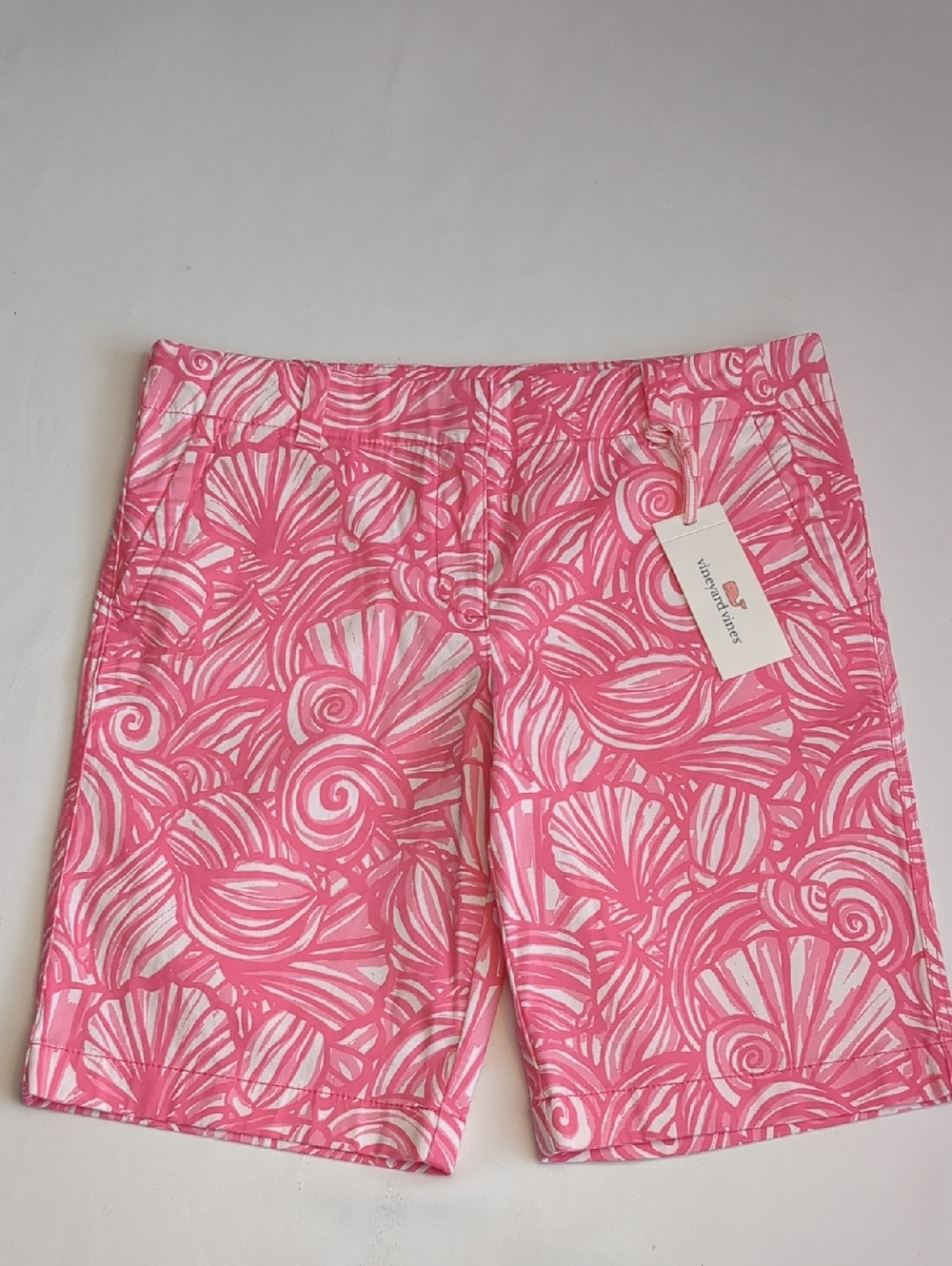 Vineyard Vines Girls Nautilus Shell Island Sweet Taffy Short Sz 12
